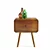Scandinavian Teak Nightstand: 50x40x58 cm 3D model small image 2