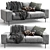 Modern B&T Design Sofa 3D model small image 1