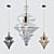 Elegant Maytoni Trottola Chandelier 3D model small image 2