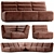 Chelsea Modular Corner Sofa 3D model small image 1