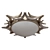 Cima H013CL-03G: Modern Golden Ceiling Lamp 3D model small image 2