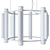 Modern Pipeline Chandelier: Elegant Illumination 3D model small image 4