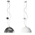 Modern Pacheco Pendant Light Set 3D model small image 1