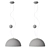 Modern Pacheco Pendant Light Set 3D model small image 3