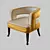 Customizable Hayley Accent Chair 3D model small image 1