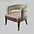 Customizable Hayley Accent Chair 3D model small image 2