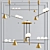 Skagen Metal and Glass Pendant Light 3D model small image 1