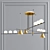 Skagen Metal and Glass Pendant Light 3D model small image 3