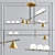 Skagen Metal and Glass Pendant Light 3D model small image 4
