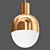 Urban Glass Pendant Light 3D model small image 1