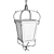 Metal Frame Outdoor Lamp 3D model small image 2