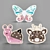 Wooden Animal Nightlights: Butterfly, Snail, Fawn 3D model small image 1