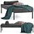 Modern Carmel Daybed - Stylish and Comfortable 3D model small image 2