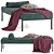 Modern Carmel Daybed - Stylish and Comfortable 3D model small image 3