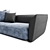 Luxury Fendi Ceasar Sofa 3D model small image 4