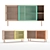 Colonel KYOTO Sideboard Set: Sleek and Stylish Storage Solution 3D model small image 1