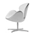 Arne Jacobsen 1958 Leather Swan Chair 3D model small image 3