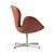 Arne Jacobsen 1958 Leather Swan Chair 3D model small image 4