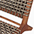 Nairobi Braided Garden Armchair: Elegant Outdoor Seating 3D model small image 4