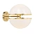 Modern Half-Circle Wall Sconces 3D model small image 1