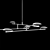 Aventura Disco Chandelier 6-Light 3D model small image 2