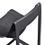 Sleek Carbon Fiber Bugatti Chair 3D model small image 4