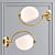 Elegant Phase Wall Sconce 3D model small image 3