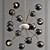 Vintage TORLASCO Chandelier 3D model small image 1