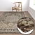 Luxury Carpet Set: High-Quality Textures - 3 Variants 3D model small image 5