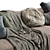 Elise Stretch Leather Sofa 3D model small image 2