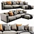 Poliform Shangai Chaise Lounge: Elegant and Versatile Seating 3D model small image 1