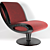 Sleek Moroso Gluon Chair 3D model small image 2