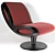Sleek Moroso Gluon Chair 3D model small image 5