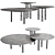 GUBI IOI Marble Coffee Table Set 3D model small image 1