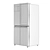 LG GC-Q22FTBKL: Stylish and Spacious Fridge 3D model small image 5