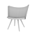  Contemporary Embroidered Chair: Cappellini's Spring Edition 3D model small image 3