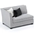 Luxury Slettvoll Cordian Modular Sofa 3D model small image 2