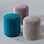 Elegant Melis Pouf by Origami 3D model small image 1