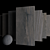 Santorini Fume Stone Set 3D model small image 3