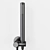 Feramolli Bathroom Set: ELE BL287 Faucet, BL763 Wall Mount Bracket, BL637 Floor Mount Tub Faucet, 3D model small image 4