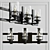 Contemporary Glass Wall Sconce
Elegant Black Metal Wall Lamp
Golden Semi-Circular Wall Light
Sophisticated Amber 3D model small image 3