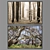 Modern Art Wall Paintings Set 3D model small image 1