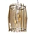 Elegant Swirl Chandelier 3D model small image 1