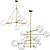 Elegant Chandelier Set: Argento & Bermude 3D model small image 1