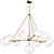 Elegant Chandelier Set: Argento & Bermude 3D model small image 2