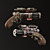 Steampunk Inspired Decorative Gun 3D model small image 2