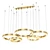 Elegant Circle Diamond Pendant 3D model small image 1