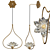 Title: Crystal Lotus Flower Sconce 3D model small image 2