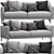 Modern Coco Sofa: Elegant and Versatile 3D model small image 1