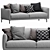 Modern Coco Sofa: Elegant and Versatile 3D model small image 3